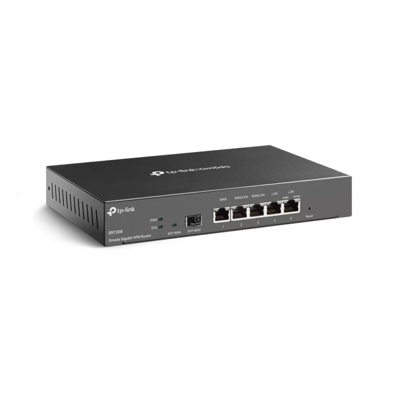 TP-Link SafeStream Gigabit Multi-WAN VPN Router, Ethernet WAN, Gigabit Ethernet, Black