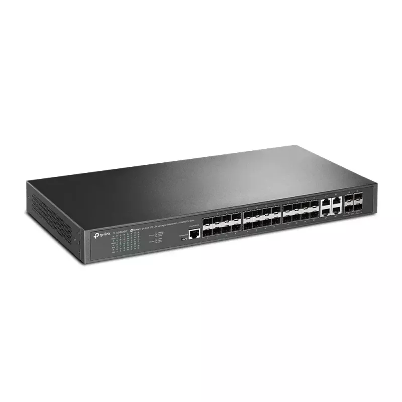 TP-Link Omada 24-Port SFP L2+ Managed Switch with 4 10GE SFP+ Slots