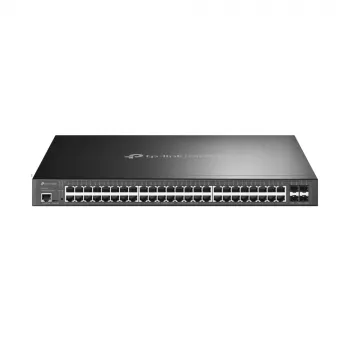 TP-Link Omada 48-Port Gigabit and 4-Port 10GE SFP+ L2+ Managed Switch with 48-Port PoE+