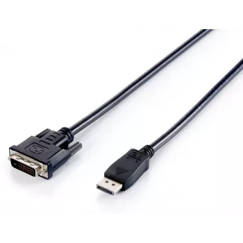 Equip DisplayPort to DVI-D Dual Link Cable, 2m, 2 m, DisplayPort, DVI-D, Male, Male, 1920 x 1200 pixels
