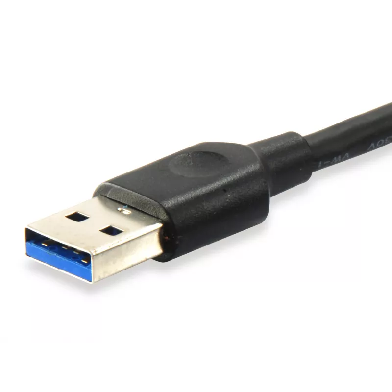 Equip USB 3.0 Type C to Type A Cable, 0.5m, 0.5 m, USB C, USB A, USB 3.2 Gen 1 (3.1 Gen 1), 5 Gbit/s, Black