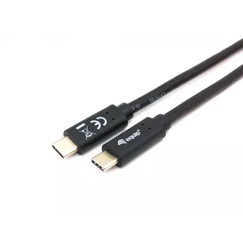 Equip USB 3.2 Gen 1x1 Type-C to C, M/M, 2.0 m, 2 m, USB C, USB C, USB 3.2 Gen 1 (3.1 Gen 1), 5 Gbit/s, Black