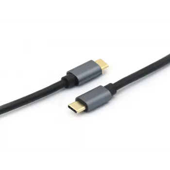 Equip USB 3.2 Gen 2x1 Type-C to C, M/M, 1.0m, 5A, 1 m, USB C, USB C, USB 3.2 Gen 1 (3.1 Gen 1), 10 Gbit/s, Black