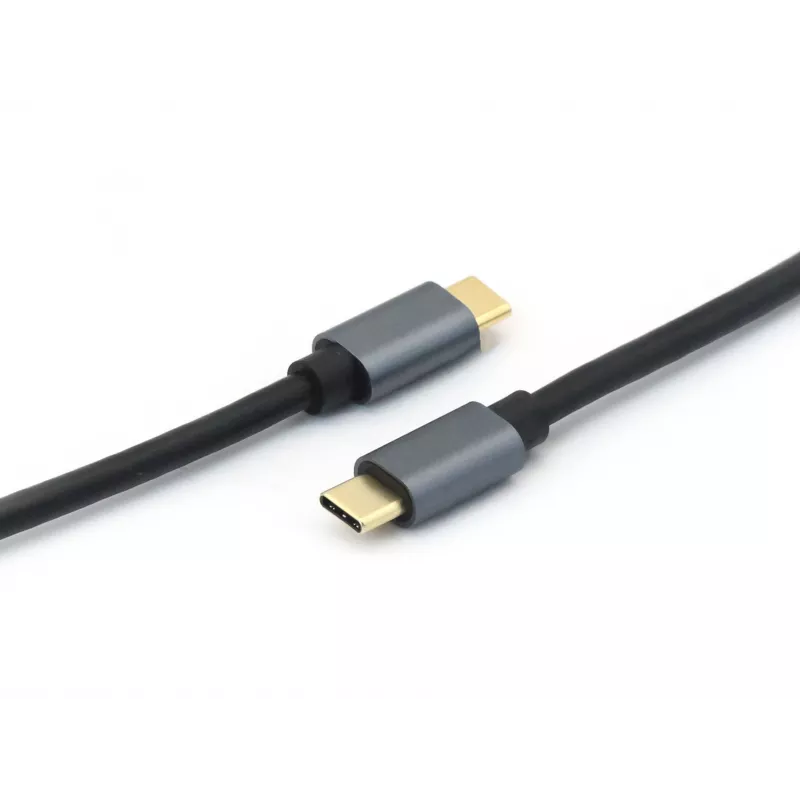 Equip USB 3.2 Gen 2x1 Type-C to C, M/M, 1.0m, 5A, 1 m, USB C, USB C, USB 3.2 Gen 1 (3.1 Gen 1), 10 Gbit/s, Black