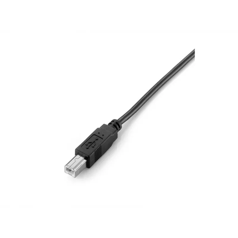 Equip USB 2.0 Type A to Type B Cable, 2.0m, Black, 2 m, USB A, USB B, USB 2.0, 0.48 Gbit/s