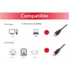 Equip USB 2.0 Type A to Type B Cable, 2.0m, Black, 2 m, USB A, USB B, USB 2.0, 0.48 Gbit/s