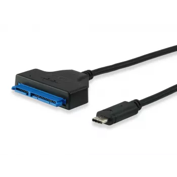 Equip USB Type C to SATA Cable, Black, 6 Gbit/s, 50 mm, 150 mm, 500 mm, 50 g
