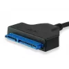Equip USB Type C to SATA Cable, Black, 6 Gbit/s, 50 mm, 150 mm, 500 mm, 50 g