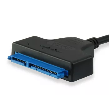 Equip USB Type C to SATA Cable, Black, 6 Gbit/s, 50 mm, 150 mm, 500 mm, 50 g