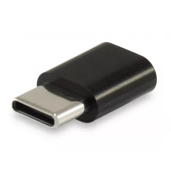 Equip USB Type C to Micro USB Adapter, USB C, Micro USB B, Black