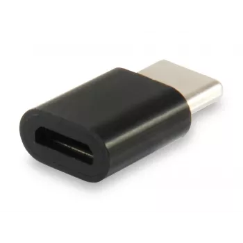 Equip USB Type C to Micro USB Adapter, USB C, Micro USB B, Black
