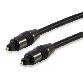 Equip TOSLINK Optical SPDIF Digital Audio Cable, 1.8m, TOSLINK, Male, TOSLINK, Male, 1.8 m, Black