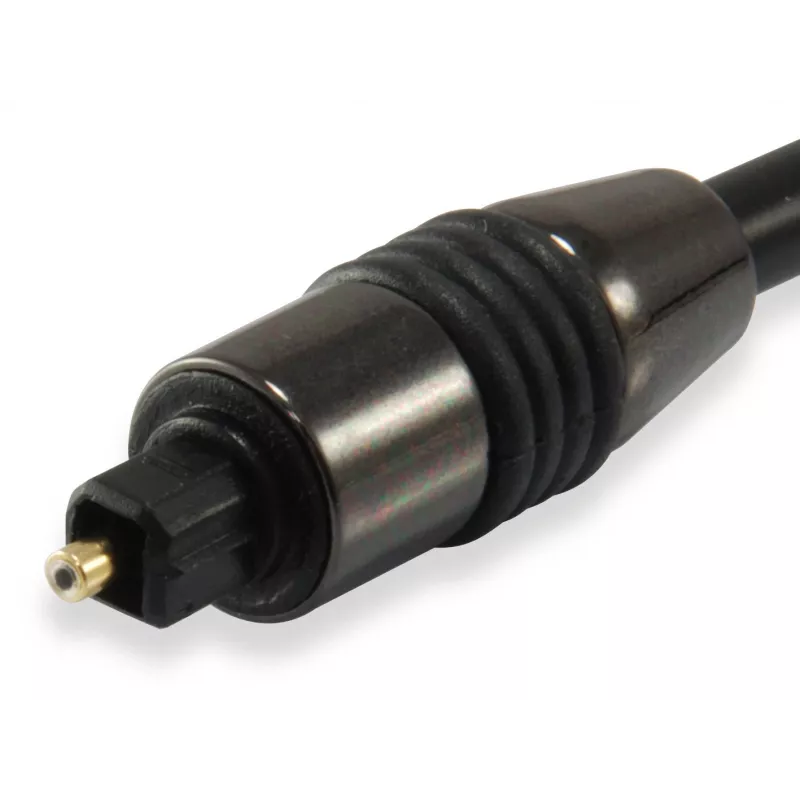Equip TOSLINK Optical SPDIF Digital Audio Cable, 1.8m, TOSLINK, Male, TOSLINK, Male, 1.8 m, Black