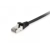 Equip Cat.6 S/FTP Patch Cable, 7.5m, Black, 7.5 m, Cat6, S/FTP (S-STP), RJ-45, RJ-45, Black