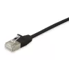 Equip Cat.6A F/FTP Slim Patch Cable, 2m, Black, 2 m, Cat6a, F/FTP (FFTP), RJ-45, RJ-45, Black