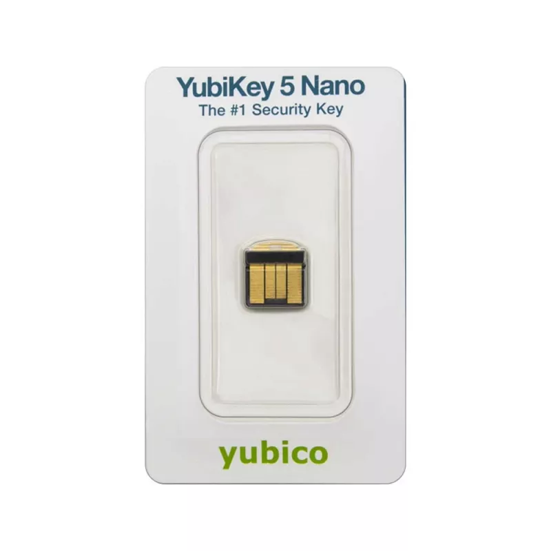 Security Key Yubico YubiKey 5 Nano