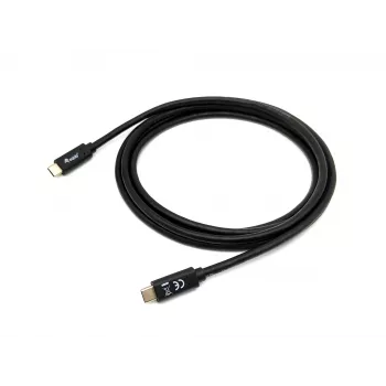 Equip USB 3.2 Gen 1x1 Type-C to C, M/M, 1.0 m, 1 m, USB C, USB C, USB 3.2 Gen 1 (3.1 Gen 1), 5 Gbit/s, Black