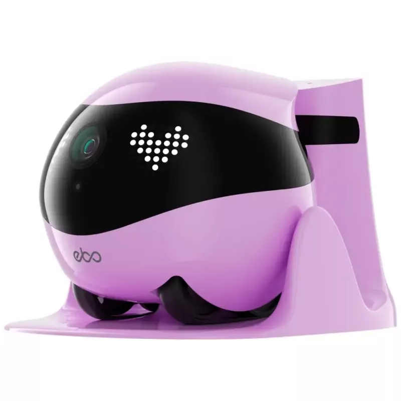Monitoring robot Enabot EBO AIR 2 — mobile home camera, pink