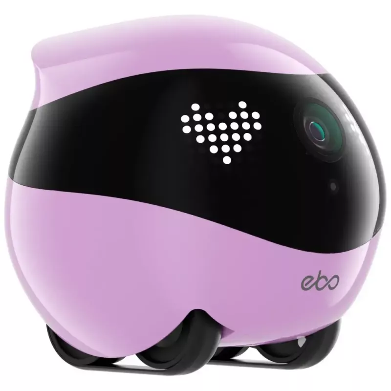 Monitoring robot Enabot EBO AIR 2 — mobile home camera, pink