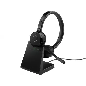 Jabra Evolve 65 TE - Link390a MS Stereo (Include Stand), Wired & Wireless, 20 - 20000 Hz, Office/Call center, 106.3 g, Headset, Black