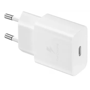 Mobile device charger Samsung EP-T1510NWEGEU, 15W USB-C, 100–240V AC, indoor, white