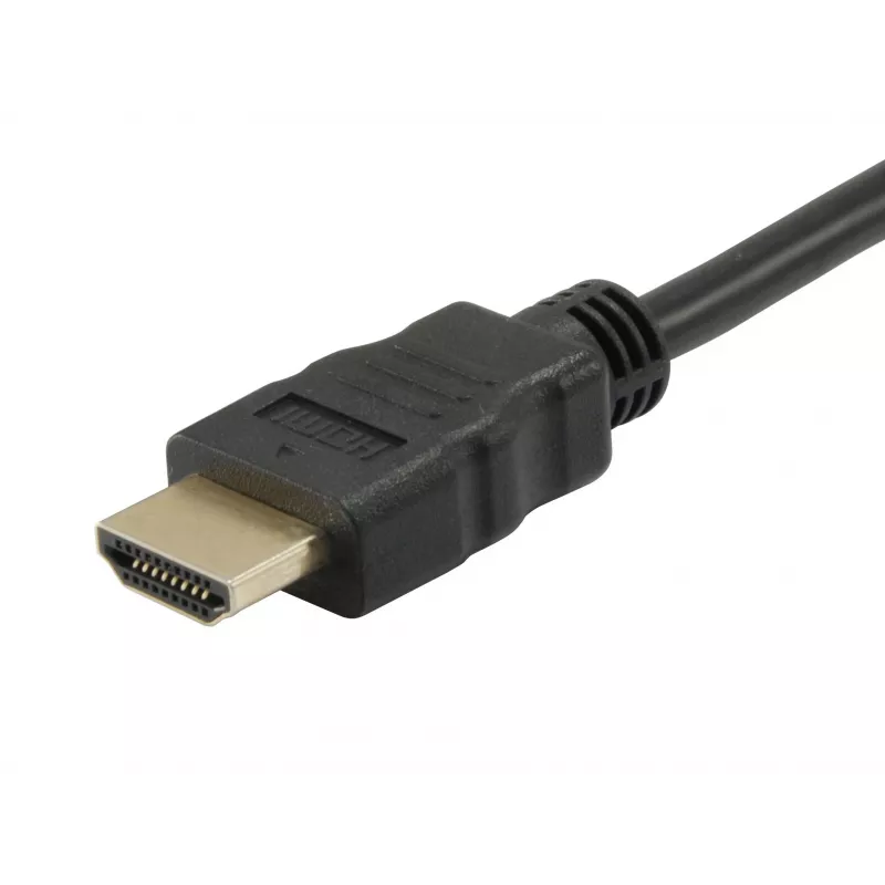 Equip HDMI to DVI-D Single Link Cable, 2m, 2 m, HDMI, DVI-D, Male, Male, Gold