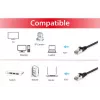 Equip Cat.6A S/FTP Patch Cable, 3.0m, Black, 3 m, Cat6a, S/FTP (S-STP), RJ-45, RJ-45, Black