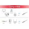Patch Cable Equip Cat.6A S/FTP RJ-45 0.15m Grey