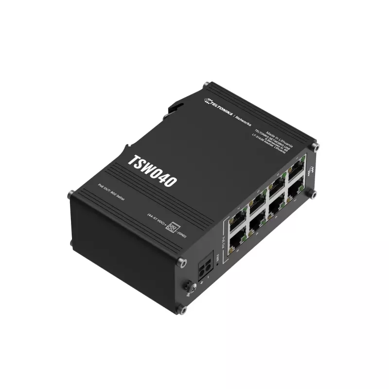 Unmanaged Switch Teltonika NETWORKS TSW040 8-Port PoE+