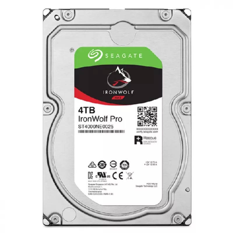 Seagate IronWolf Pro ST4000NT001 internal hard drive 4 TB 7200 RPM 256 MB 3.5 inch