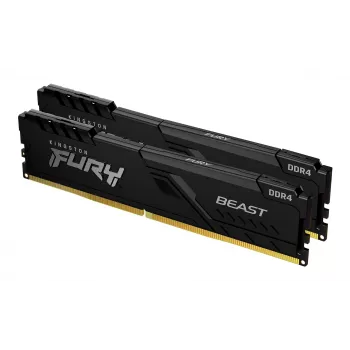 Kingston Technology FURY Beast 32GB 3200MT/s DDR4 CL16 DIMM (Kit of 2) Black