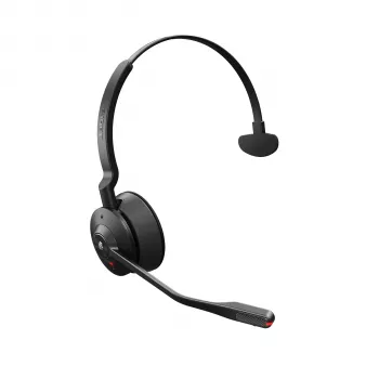 Jabra Engage 55 - USB-A MS Mono, EMEA/APAC, Wireless, Office/Call center, 57 g, Headset, Black, Titanium
