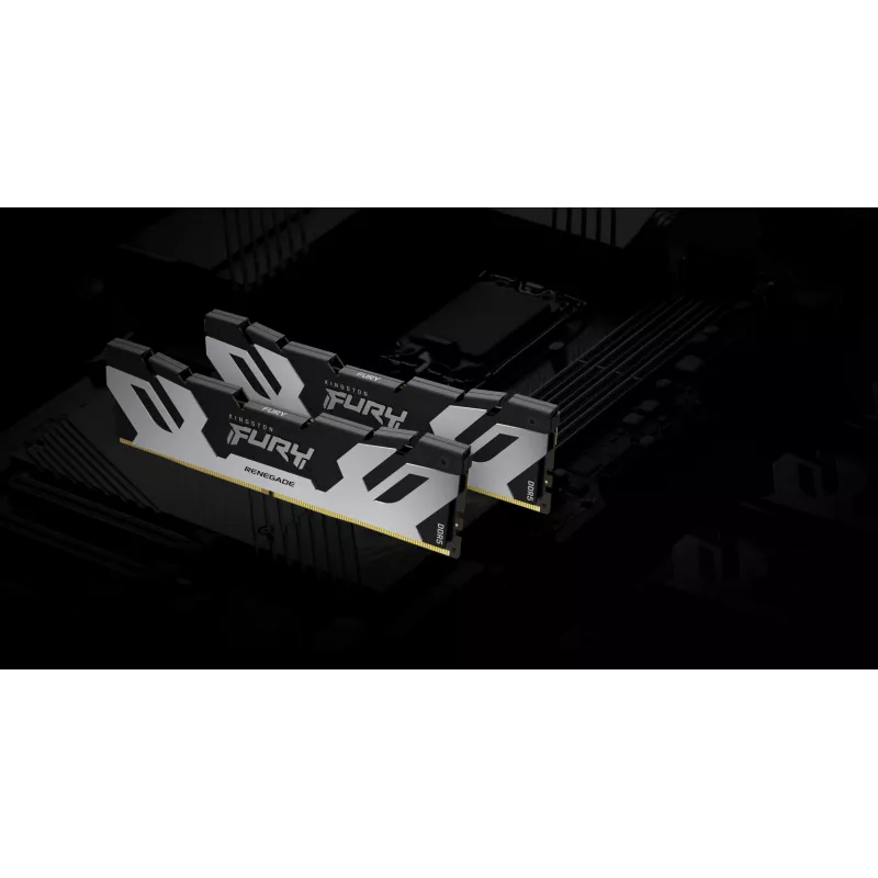 Kingston Technology FURY 96GB 6000MT/s DDR5 CL32 DIMM (Kit of 2) Renegade Silver XMP