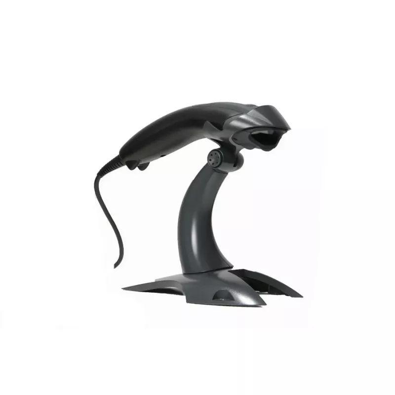 HONEYWELL Barcode Scanner Voyager 1200g USB Kit - Includes Black Scanner 1200g & Rigid Presentation Stand & Coiled USB Type A Cable 3m