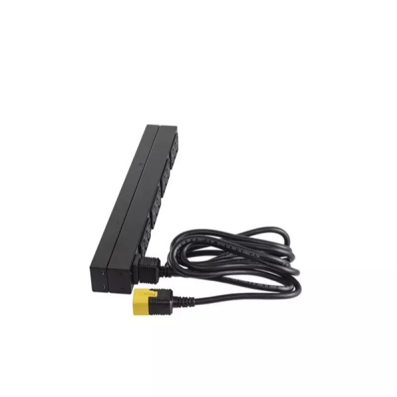 APC NetShelter Basic Rack PDU, 1U, 1PH, 3.7kW 230V 16A or 3.3kW 208V 16A, x12 C13 outlets, C20 cord
