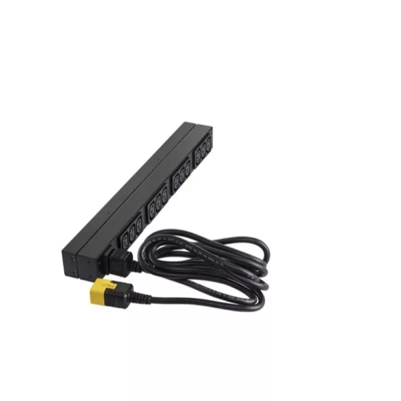 APC NetShelter Basic Rack PDU, 1U, 1PH, 3.7kW 230V 16A or 3.3kW 208V 16A, x12 C13 outlets, C20 cord