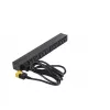 APC NetShelter Basic Rack PDU, 1U, 1PH, 3.7kW 230V 16A or 3.3kW 208V 16A, x12 C13 outlets, C20 cord