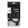 GEMBIRD Power Cord (Right Angled C13), VDE Approved, 2.0m