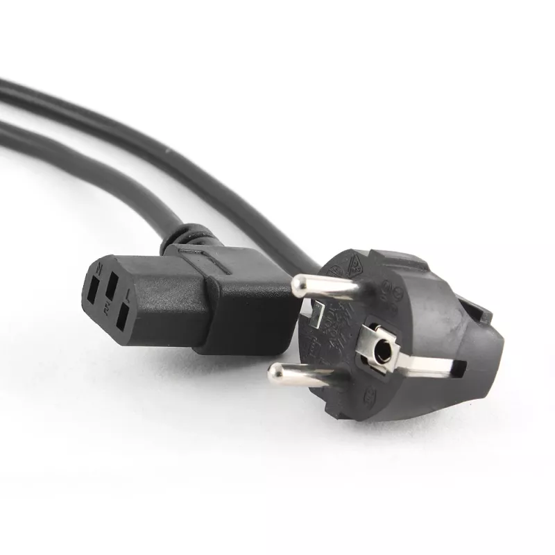 GEMBIRD Power Cord (Right Angled C13), VDE Approved, 2.0m
