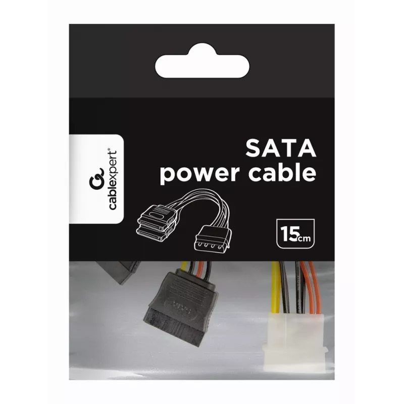 GEMBIRD Power Cable 15cm 2xSATA/ Bulk Package (cc-sata-psy)
