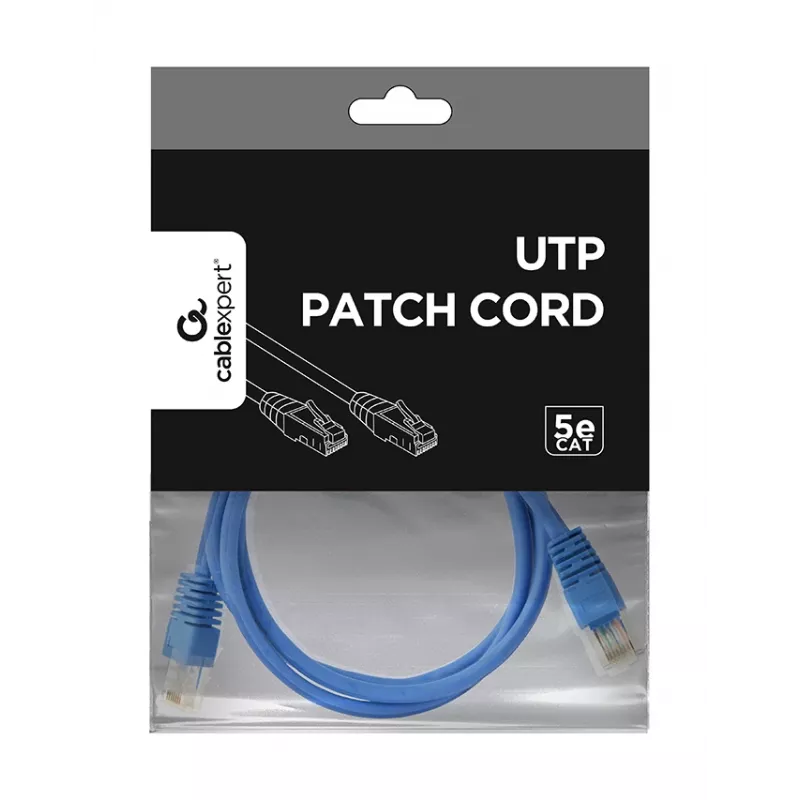 GEMBIRD Patch Cable - Cat 5e - UTP - 1m - Blue