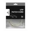 Networking cable GEMBIRD PP12-7.5M, 7.5 m, RJ-45 to RJ-45, white