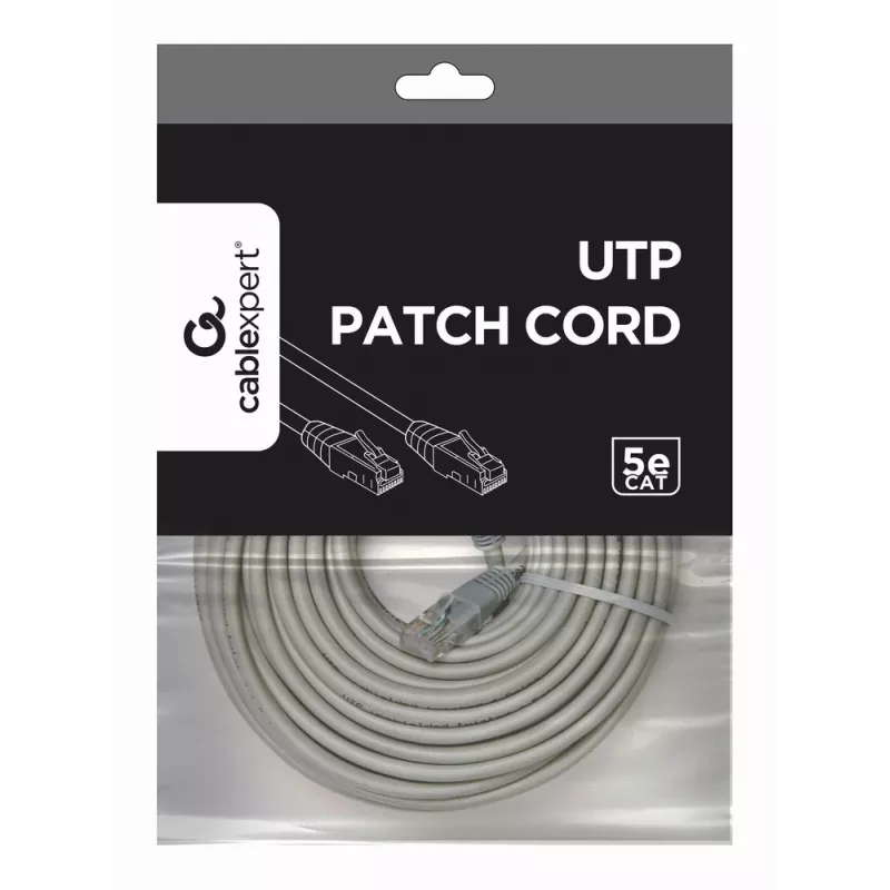GEMBIRD Patch Cable - Cat 5e - UTP - 15m - Grey