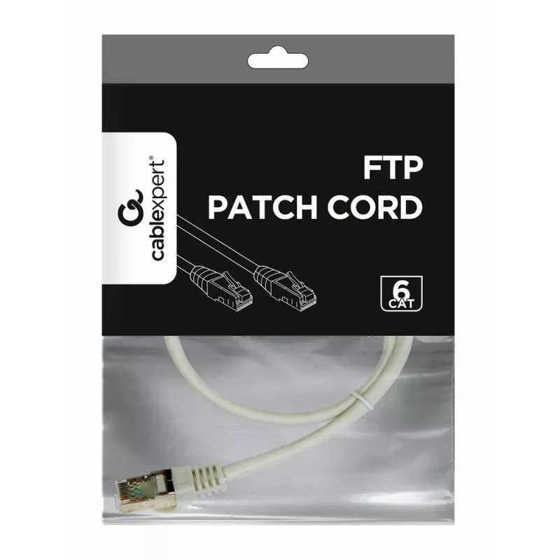 GEMBIRD Patch Cable - CAT6 - FTP - 50cm - Grey