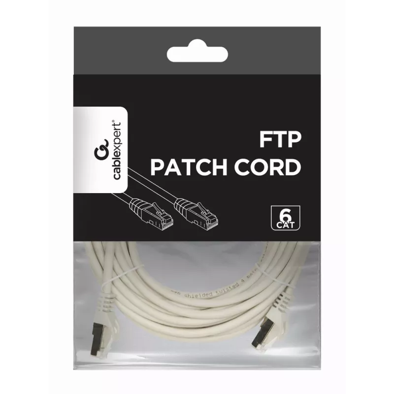 GEMBIRD Patch Cable - CAT6 - FTP - 7.5m - Grey