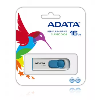 ADATA C008 USB flash drive 16 GB USB Type-A 2.0 Blue, White