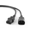 GEMBIRD Power Cord (C13 to C14), VDE Approved, 2.0m