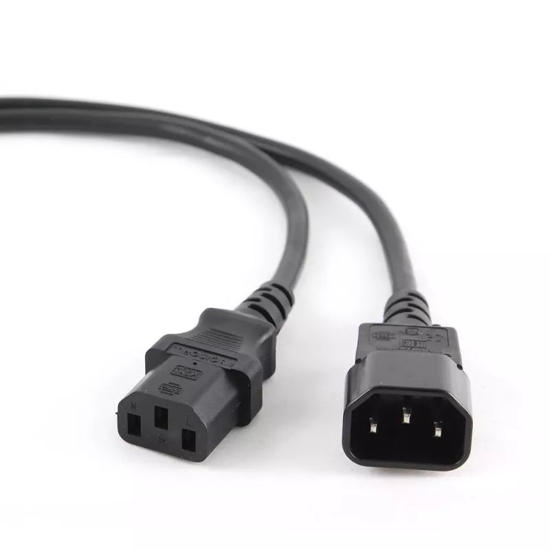 GEMBIRD Power Cord (C13 to C14), VDE Approved, 2.0m