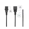 GEMBIRD Power Cord (C13 to C14), VDE Approved, 2.0m