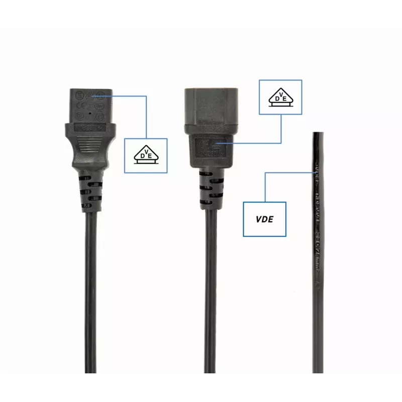GEMBIRD Power Cord With Vde Approval 2.0m/ Bulk Package